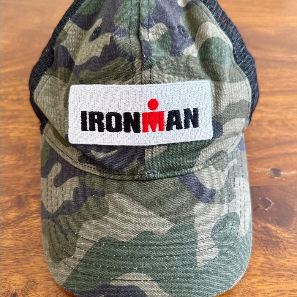 Camouflage Ironman Running Trucker Hat